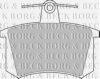 BORG & BECK BBP1503 Brake Pad Set, disc brake